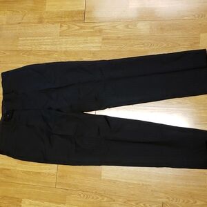 Pronto Uomo black pinstripe wool trousers sz 31 waist
